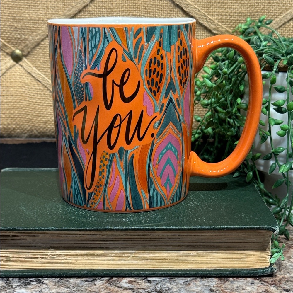 Etta Vee Colorful Mug - Orange and Multicolor